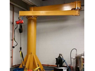 Articulating jIb crane, electric chain hoist 1 ton